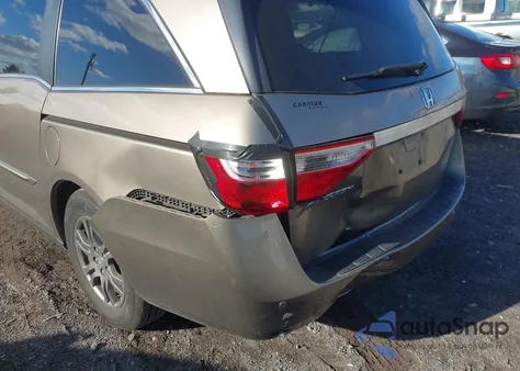 2013 Honda Odyssey Ex-L from USA, damaged, VIN 5FNRL5H62DB036865
